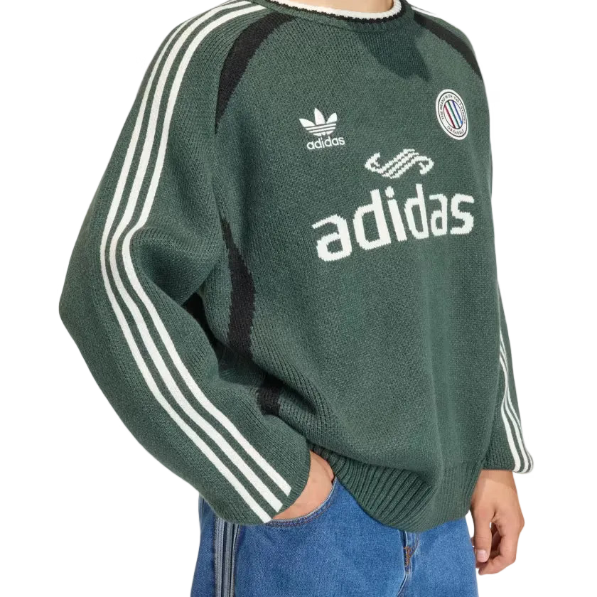 adidas Adicolor Blokecore Knit Sweater Groen