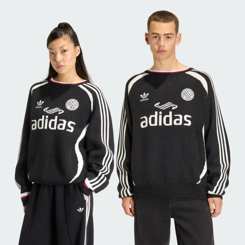 adidas Adicolor Blokecore Knit Sweater Zwart