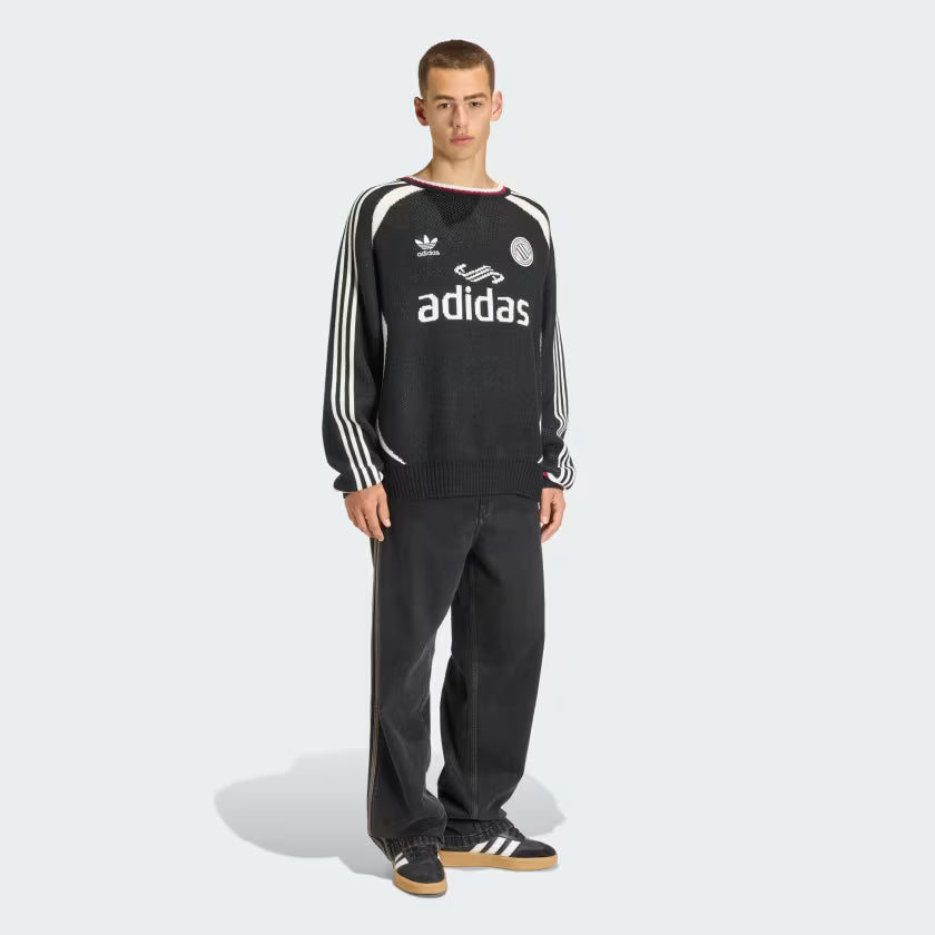 adidas Adicolor Blokecore Knit Sweater Zwart