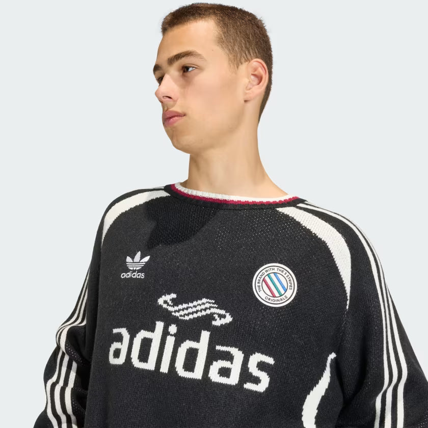 adidas Adicolor Blokecore Knit Sweater Zwart