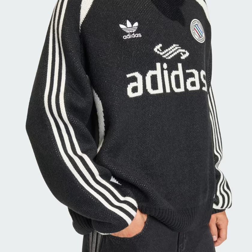 adidas Adicolor Blokecore Knit Sweater Zwart