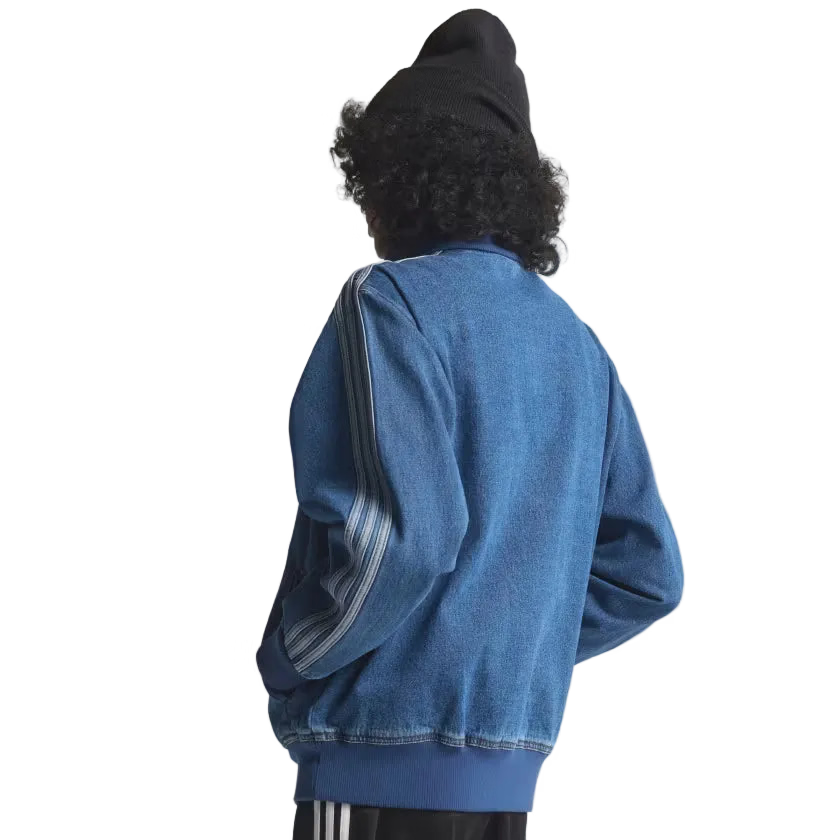 adidas adidas Adicolor Denim Firebird Track Top Medium Vintage Denim