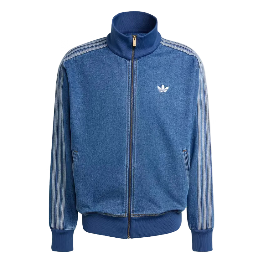 adidas adidas Adicolor Denim Firebird Track Top Medium Vintage Denim