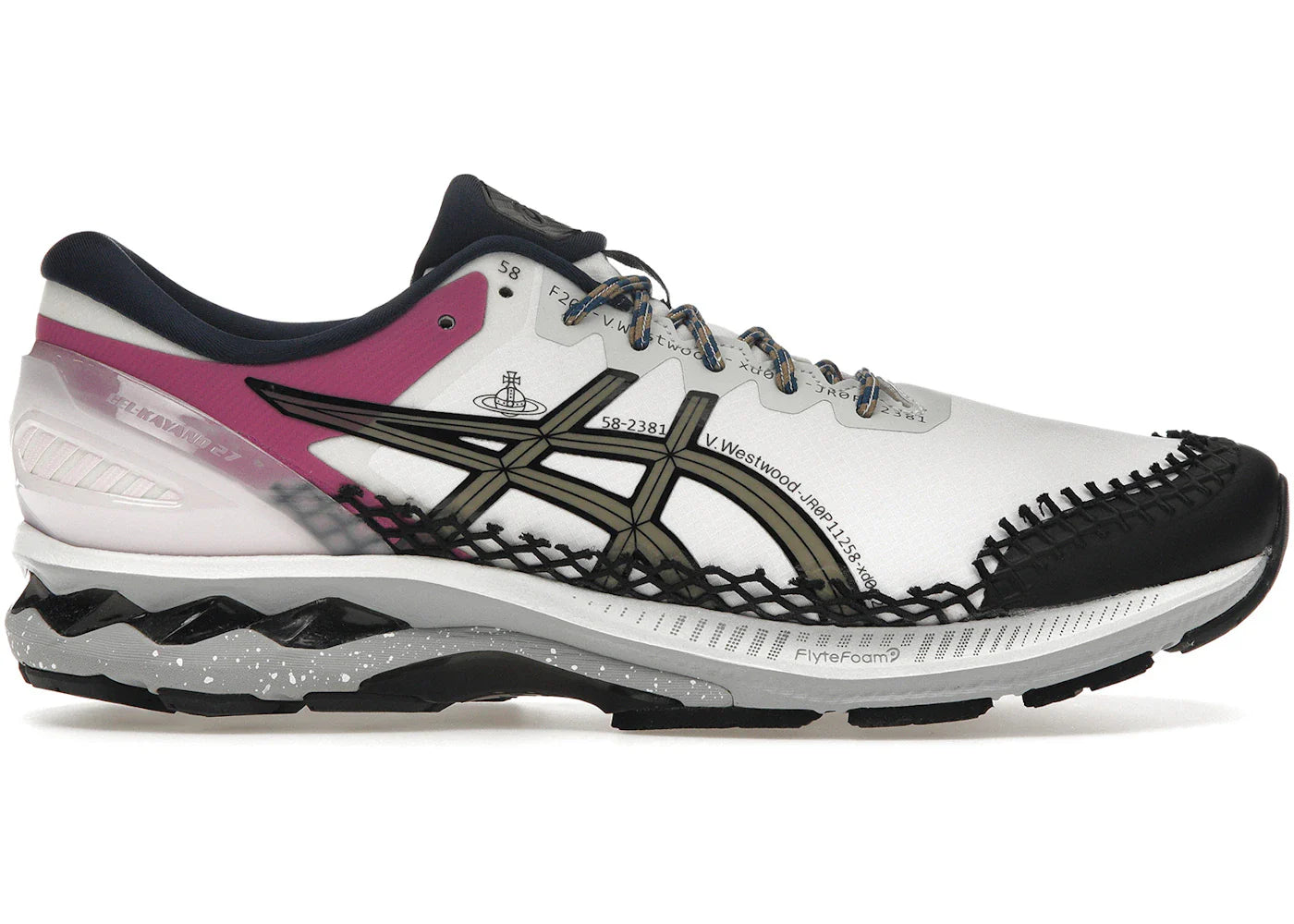 ASICS Gel-Kayano 27 Vivienne Westwood White Lichen Rock
