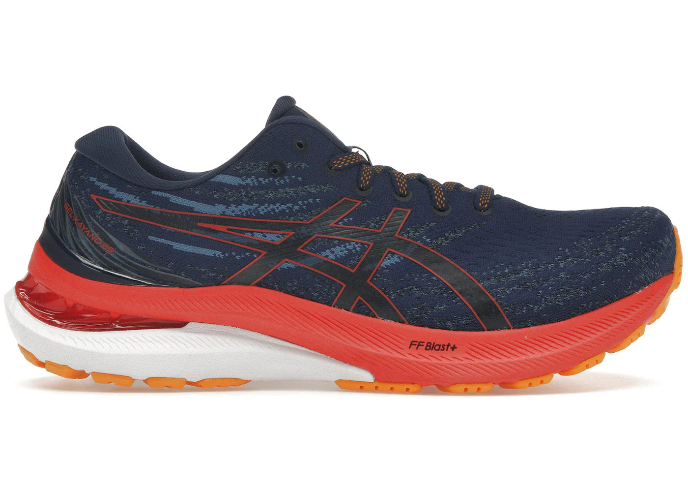 ASICS Gel-Kayano 29 Deep Ocean Cherry Tomato