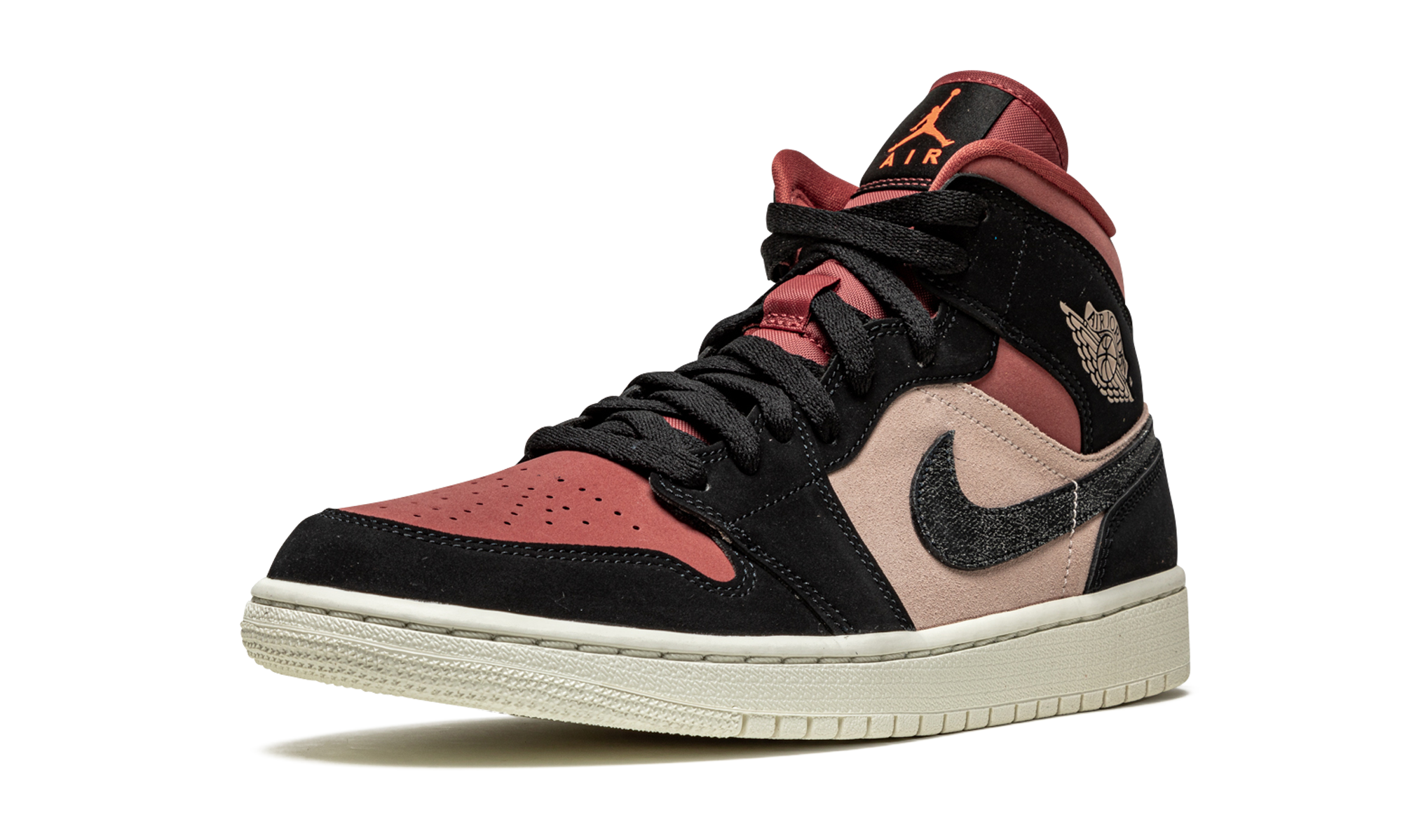 jordan 1 mid canyon rust women s+BQ6472-202+left diagnol single view