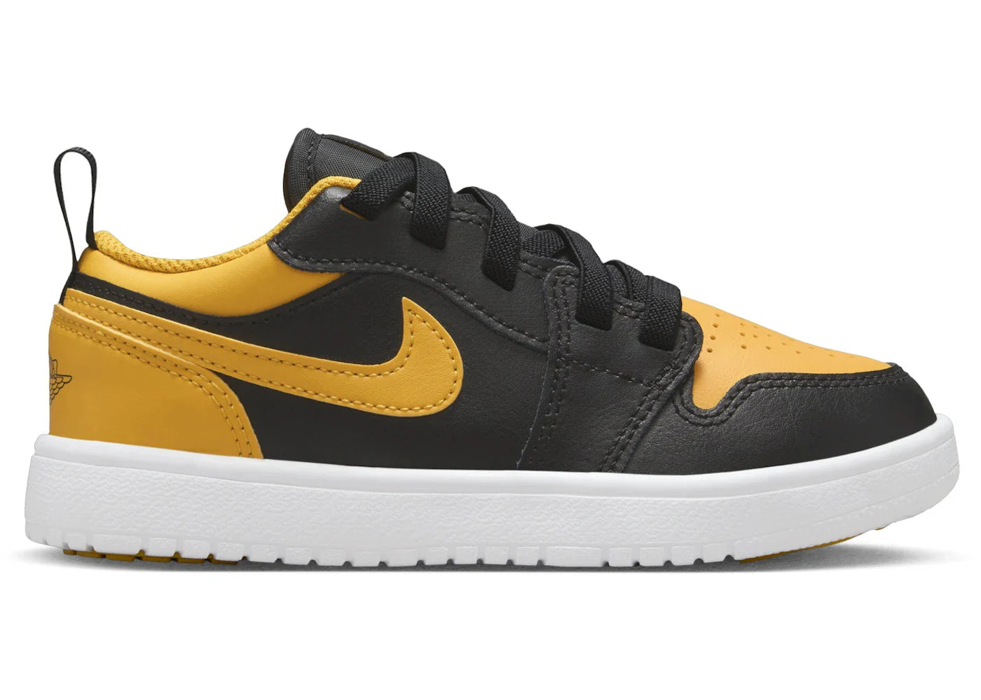 Jordan 1 Low ALT Black White Yellow Ochre (PS)
