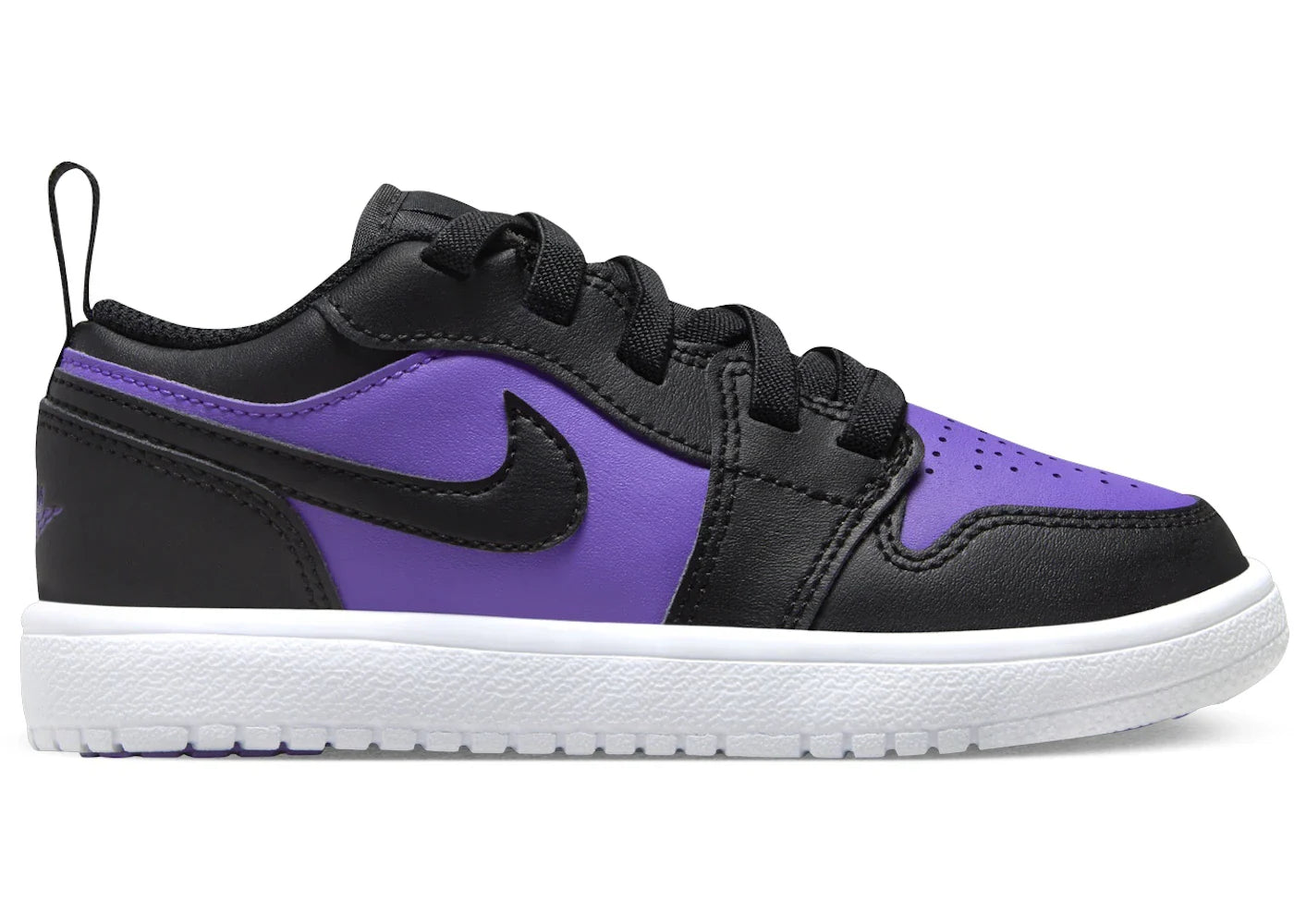 Jordan 1 Low ALT Purple Venom White Black (PS)
