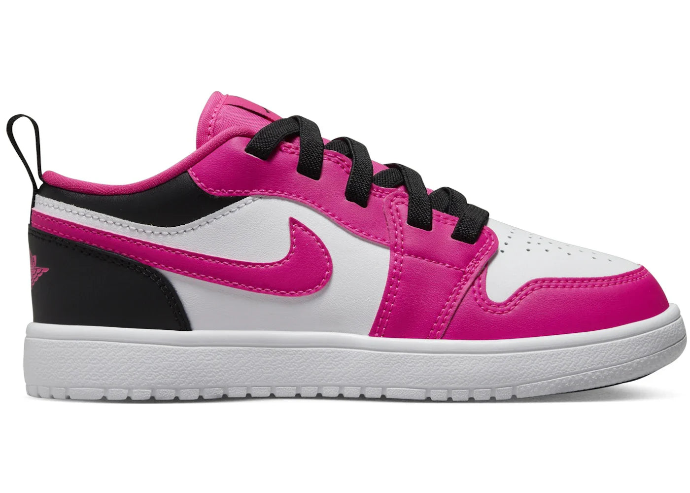 Jordan 1 Low ALT White Black Fierce Pink (PS)