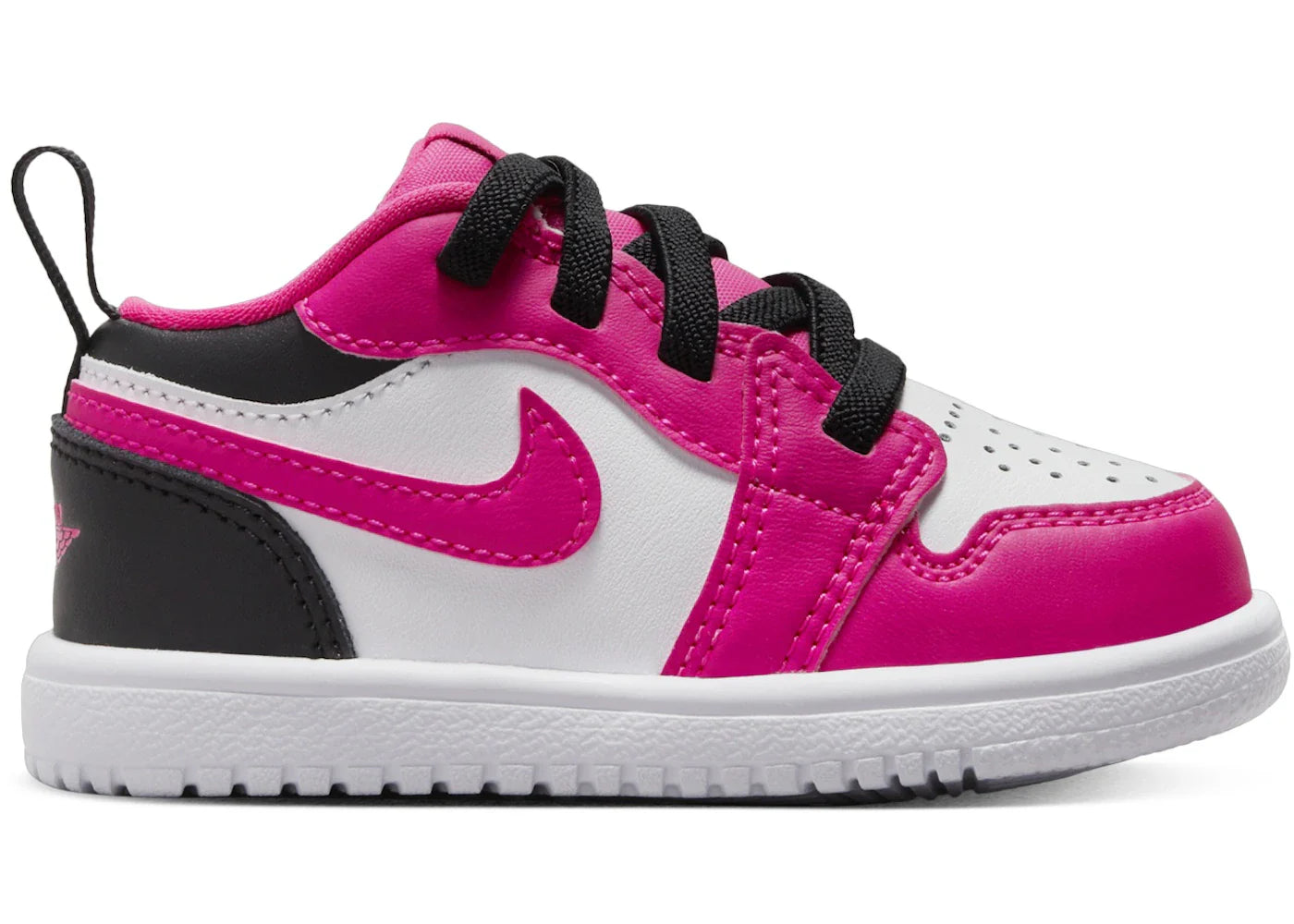 Jordan 1 Low ALT White Black Fierce Pink (TD)