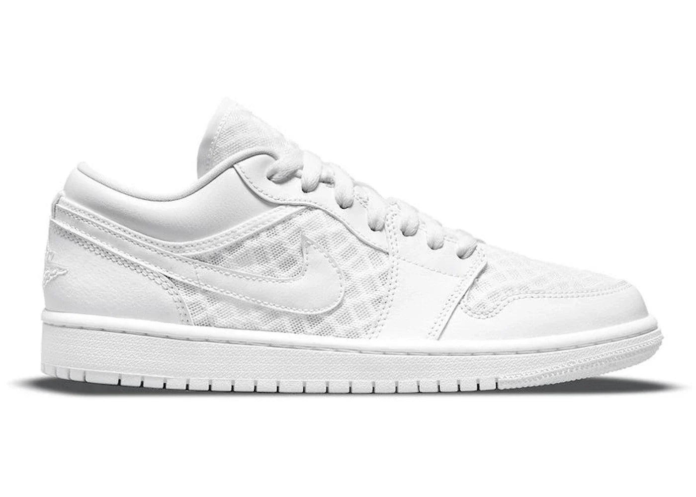 Jordan 1 Retro Low Breathe Triple White (Women's)