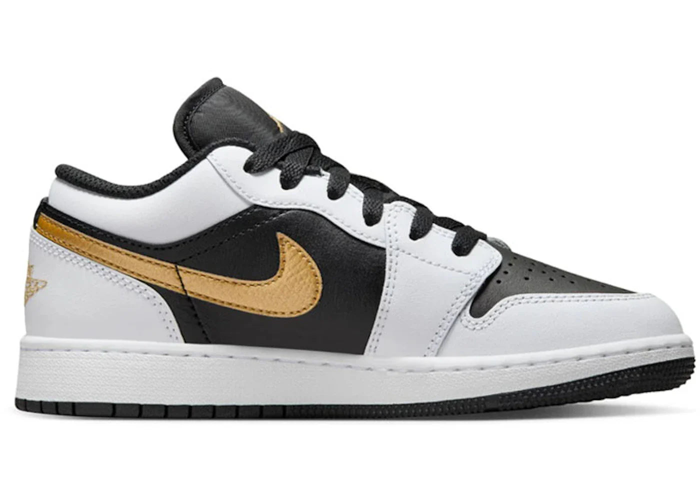 Jordan 1 Low Gold Swoosh (GS)
