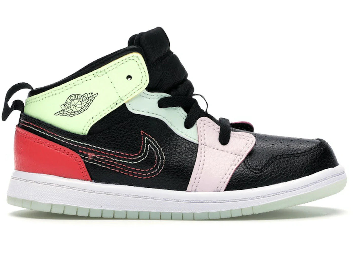 Jordan 1 Mid Glow-In-The-Dark (TD)