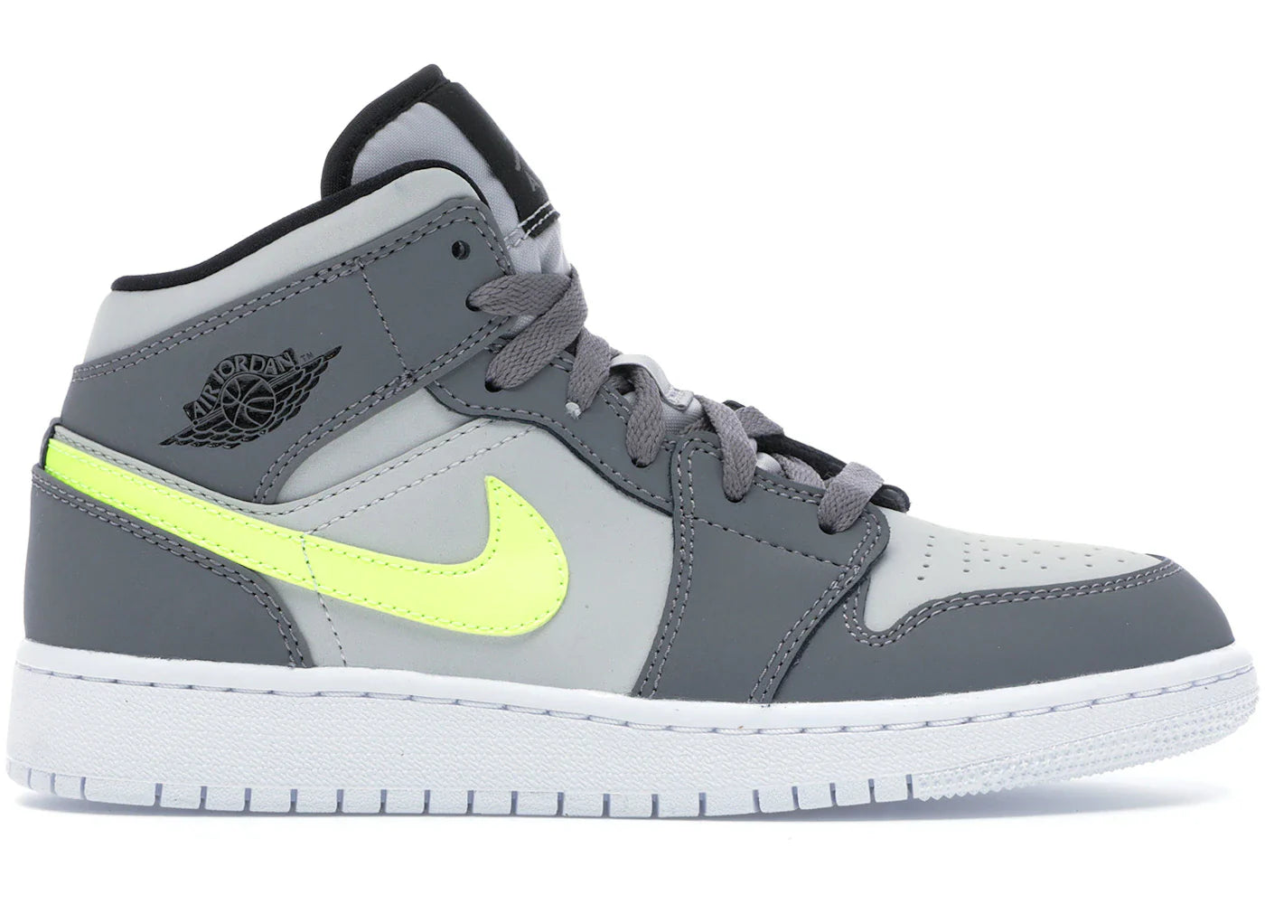 Jordan 1 Mid Gunsmoke Volt (GS)