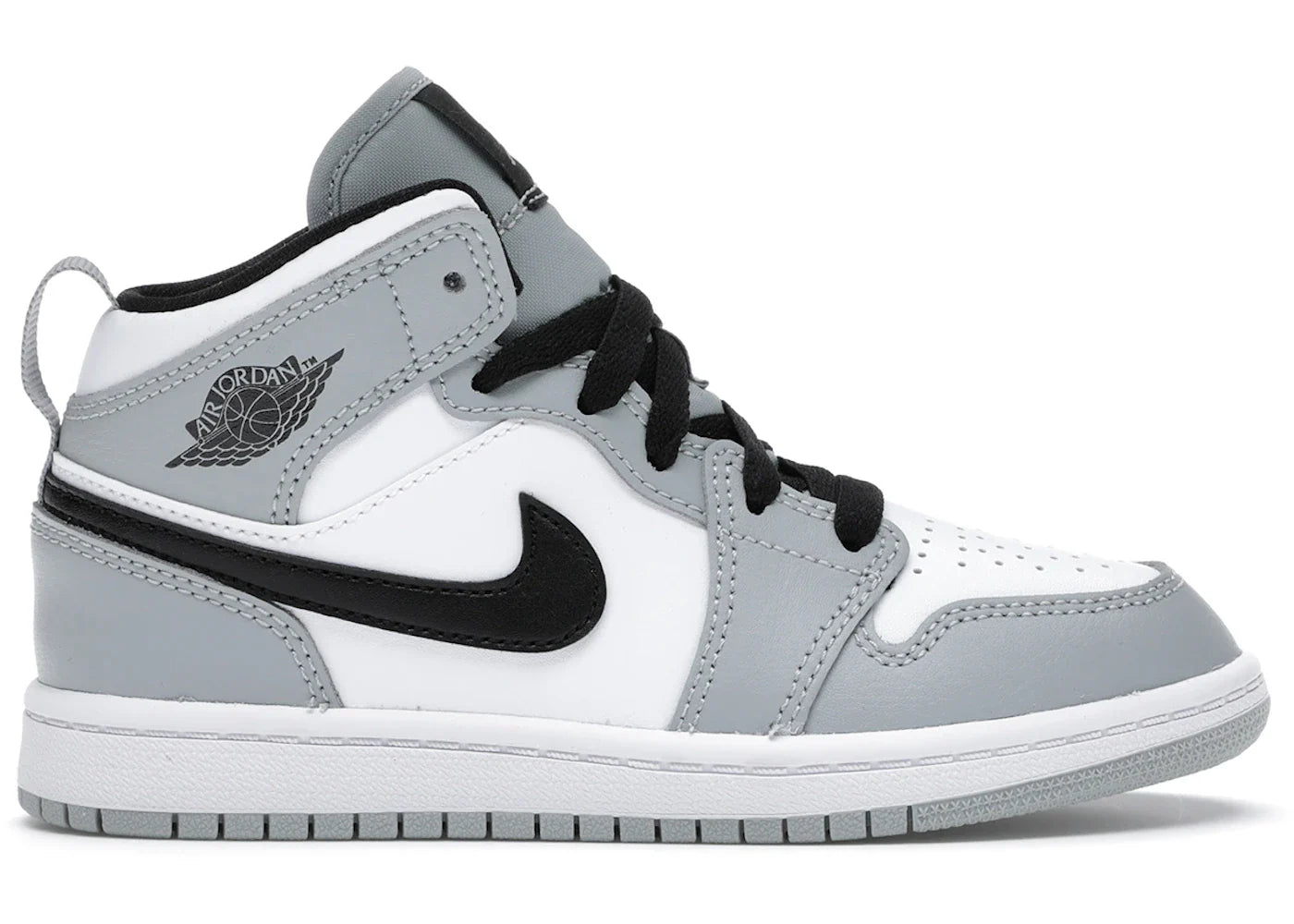Jordan 1 Mid Light Smoke Grey (PS)