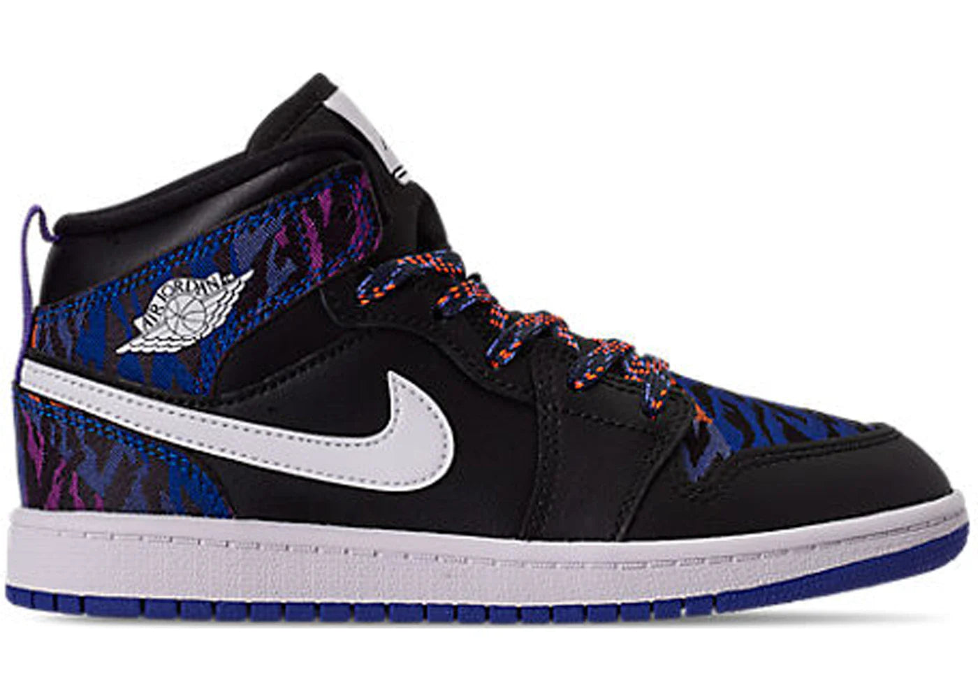 Jordan 1 Mid Multi-Color Tiger Stripe (PS)