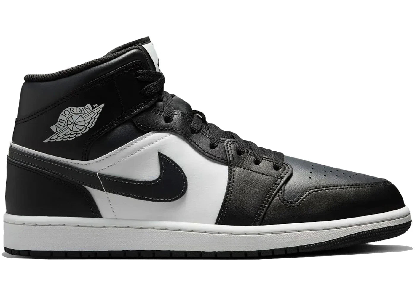Jordan 1 Mid Off Noir Toe