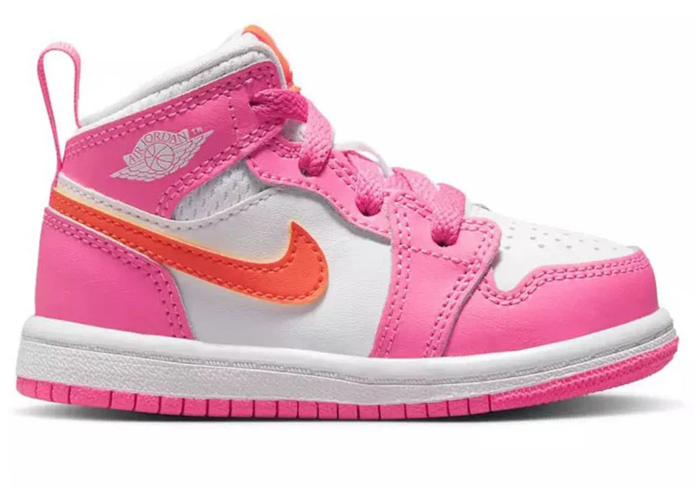 Jordan 1 Mid Pinksicle Safety Orange (TD)