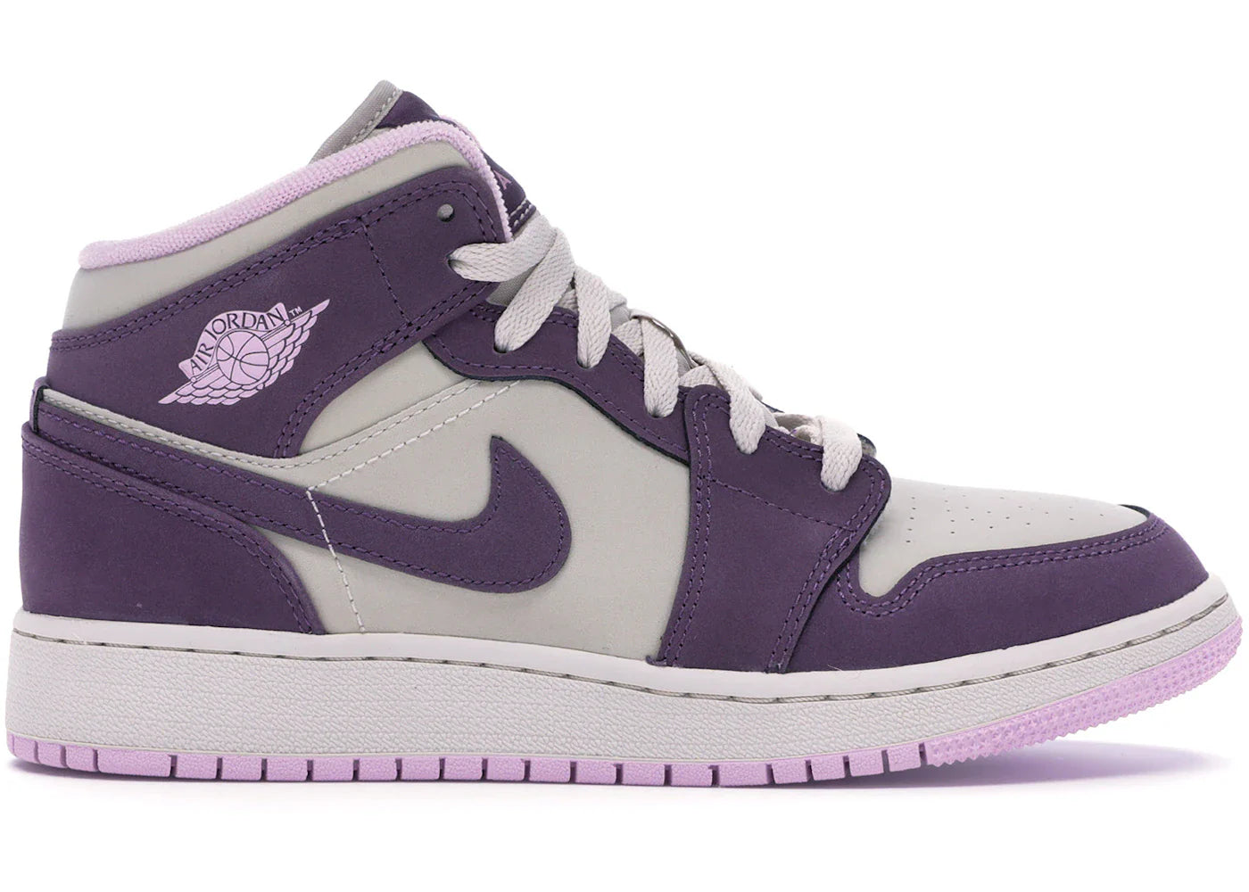 Jordan 1 Mid Pro Purple Desert Sand (GS)