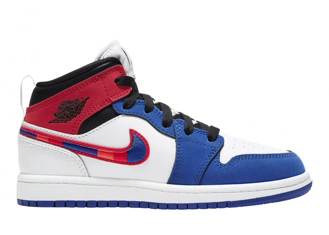Jordan 1 Mid Rush Blue University Red (PS)