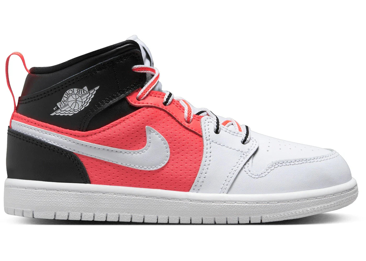 Jordan 1 Mid SE Black Infrared 23 White (PS)
