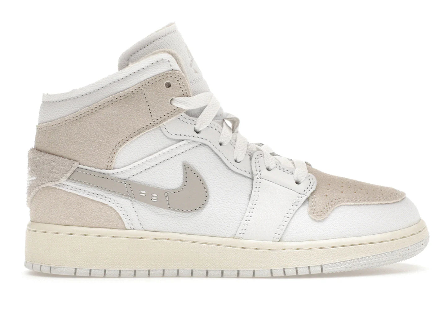 Jordan 1 Mid SE Craft Inside Out Tech Grey (GS)