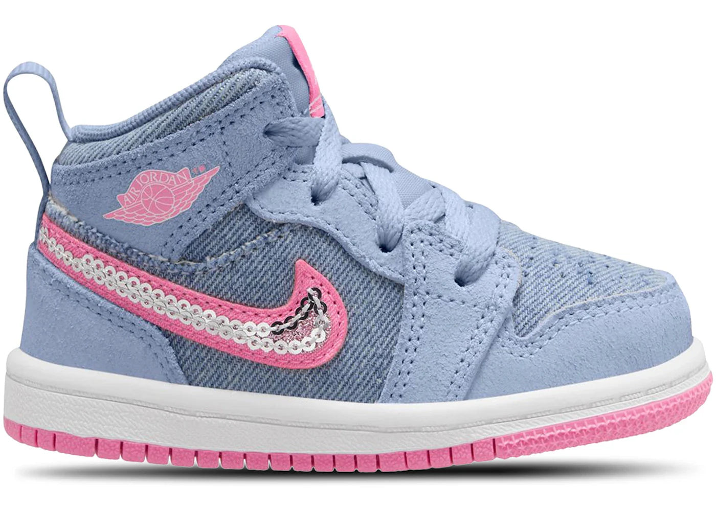 Jordan 1 Mid SE Denim Sequin (TD)