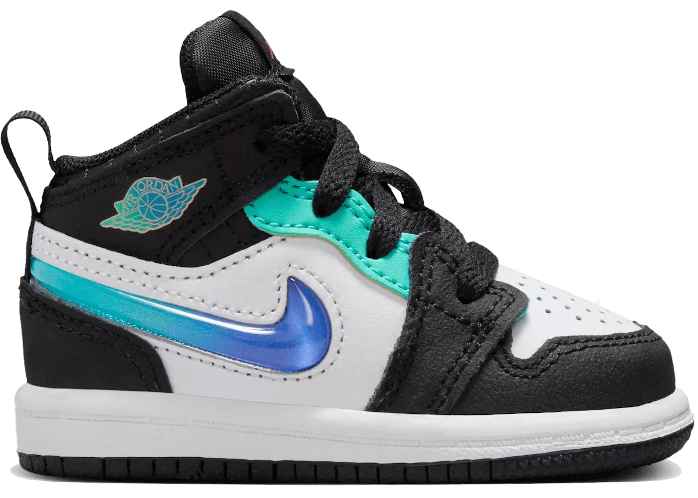 Jordan 1 Mid SE Formula 23 Pack Black White Hyper Jade (TD)