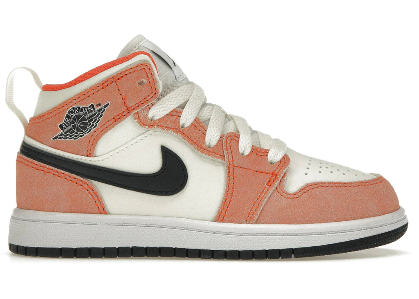 Jordan 1 Mid SE Orange Suede (PS)