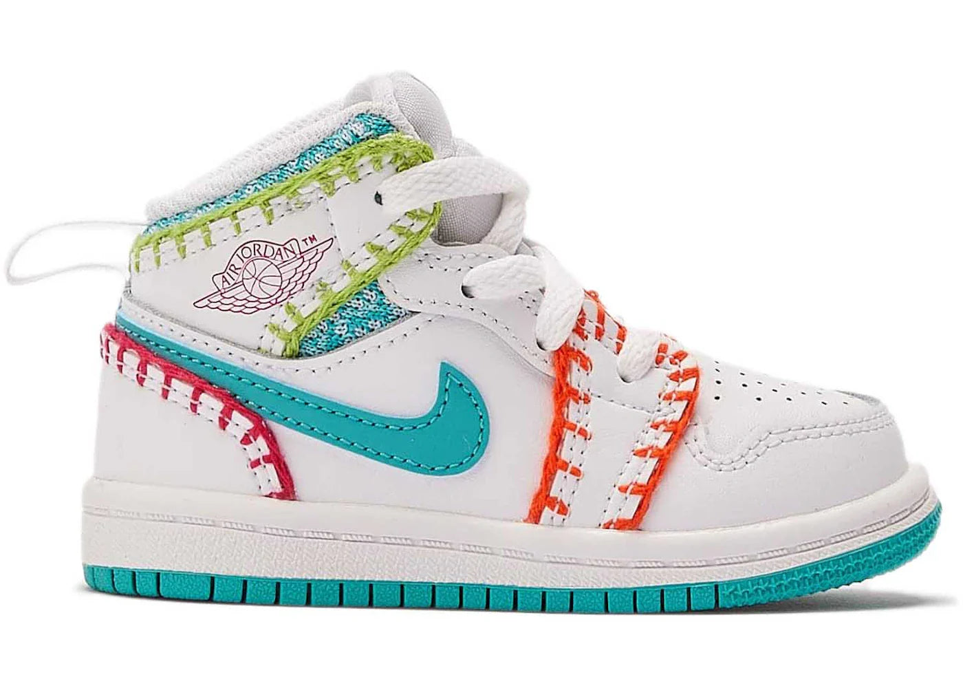 Jordan 1 Mid SE Washed Teal Rush Pink (TD)
