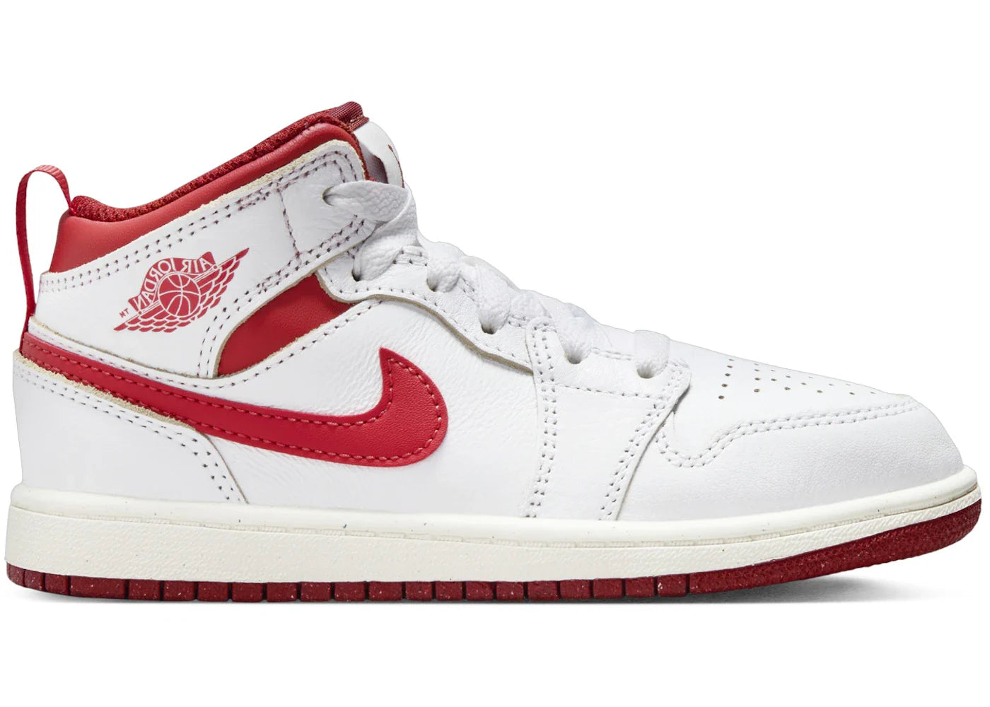 Jordan 1 Mid SE White Dune Red Sail Lobster (PS)