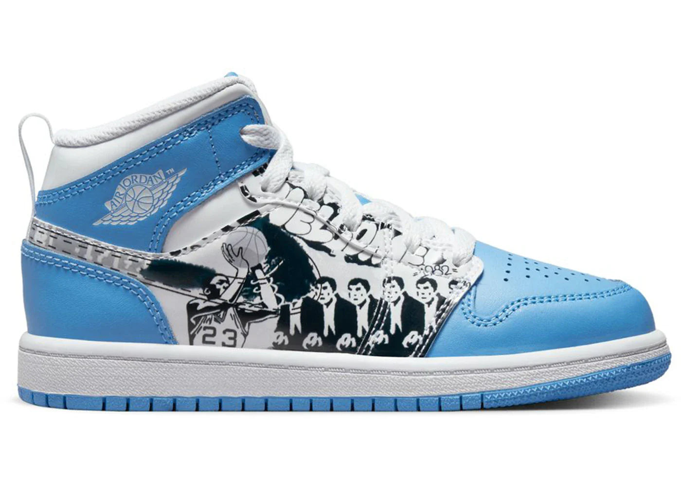 Jordan 1 Mid Sneaker School Game Winner (PS)