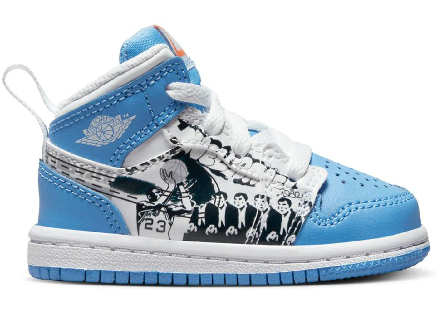 Jordan 1 Mid Sneaker School Game Winner (TD)