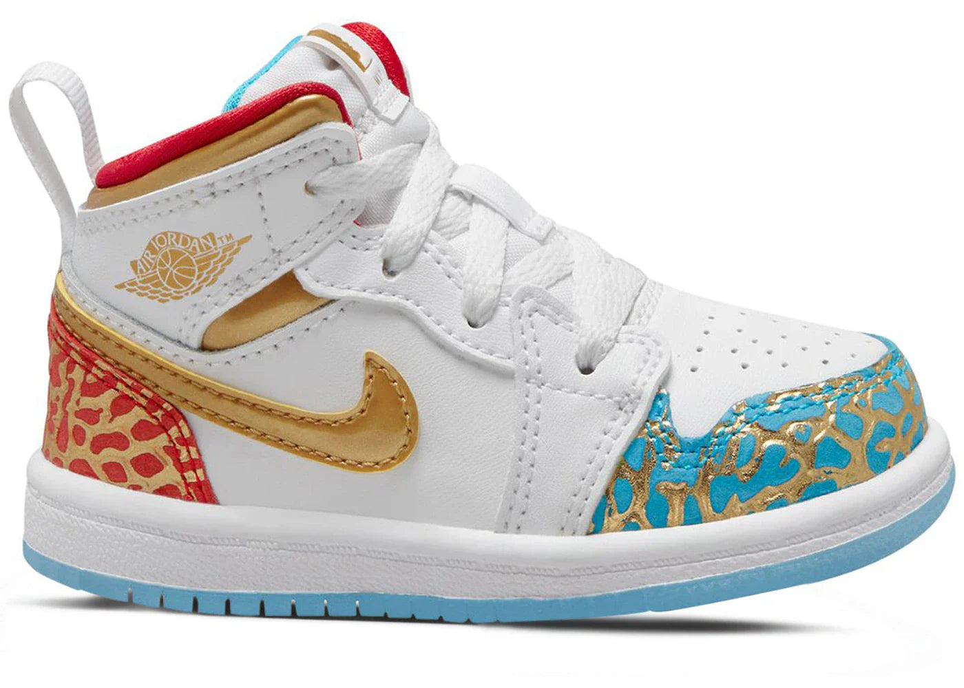 Jordan 1 Mid Sneaker School NC to Chi (TD)