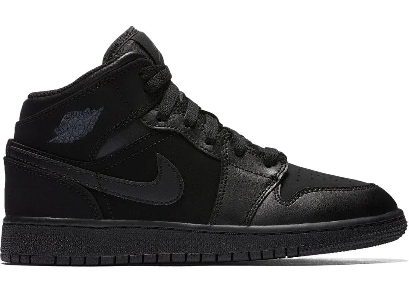 Jordan 1 Mid Triple Black (2016) (GS)