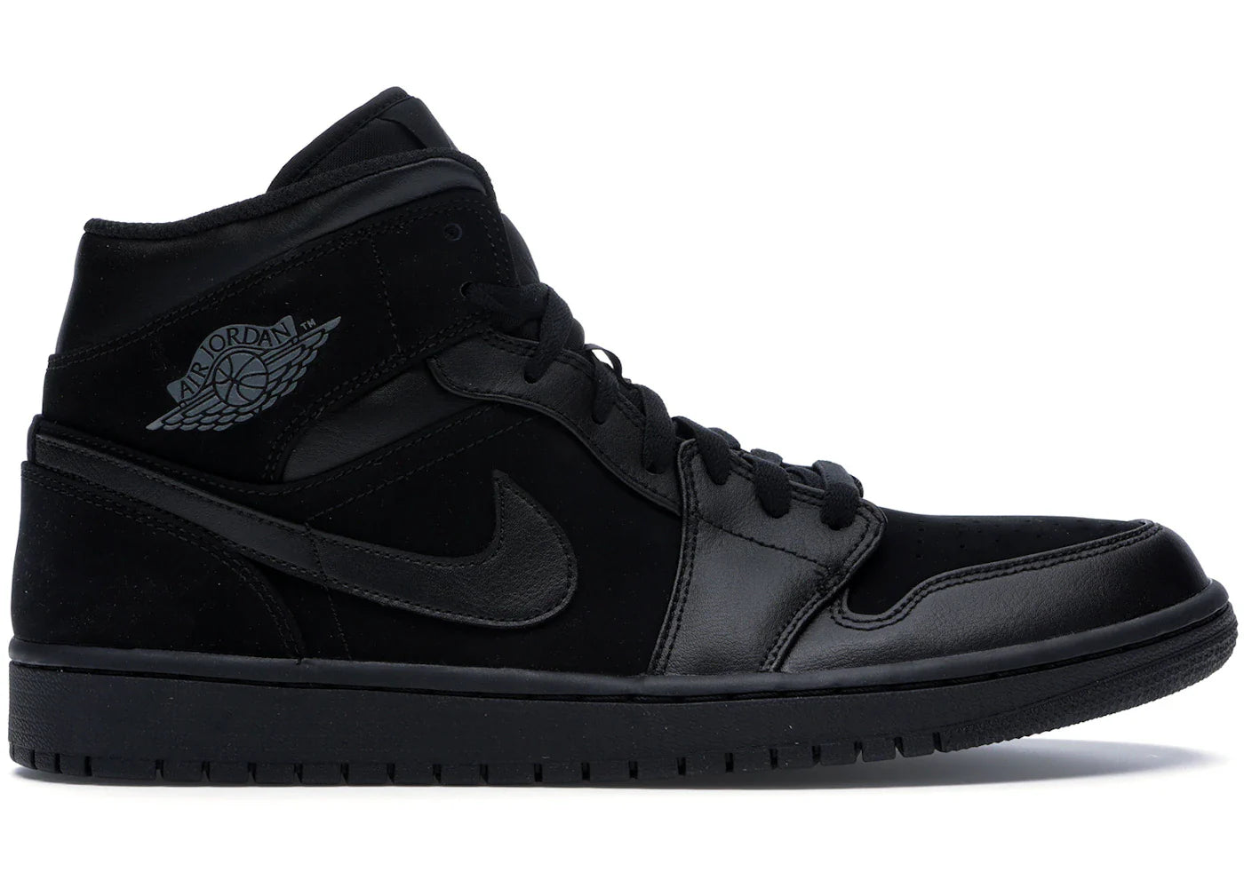 Jordan 1 Mid Triple Black (2018)