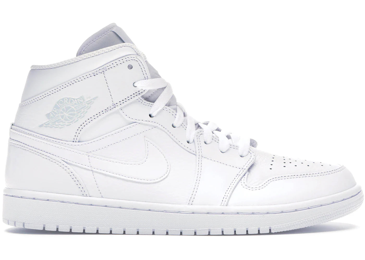 Jordan 1 Mid Triple White (2018)
