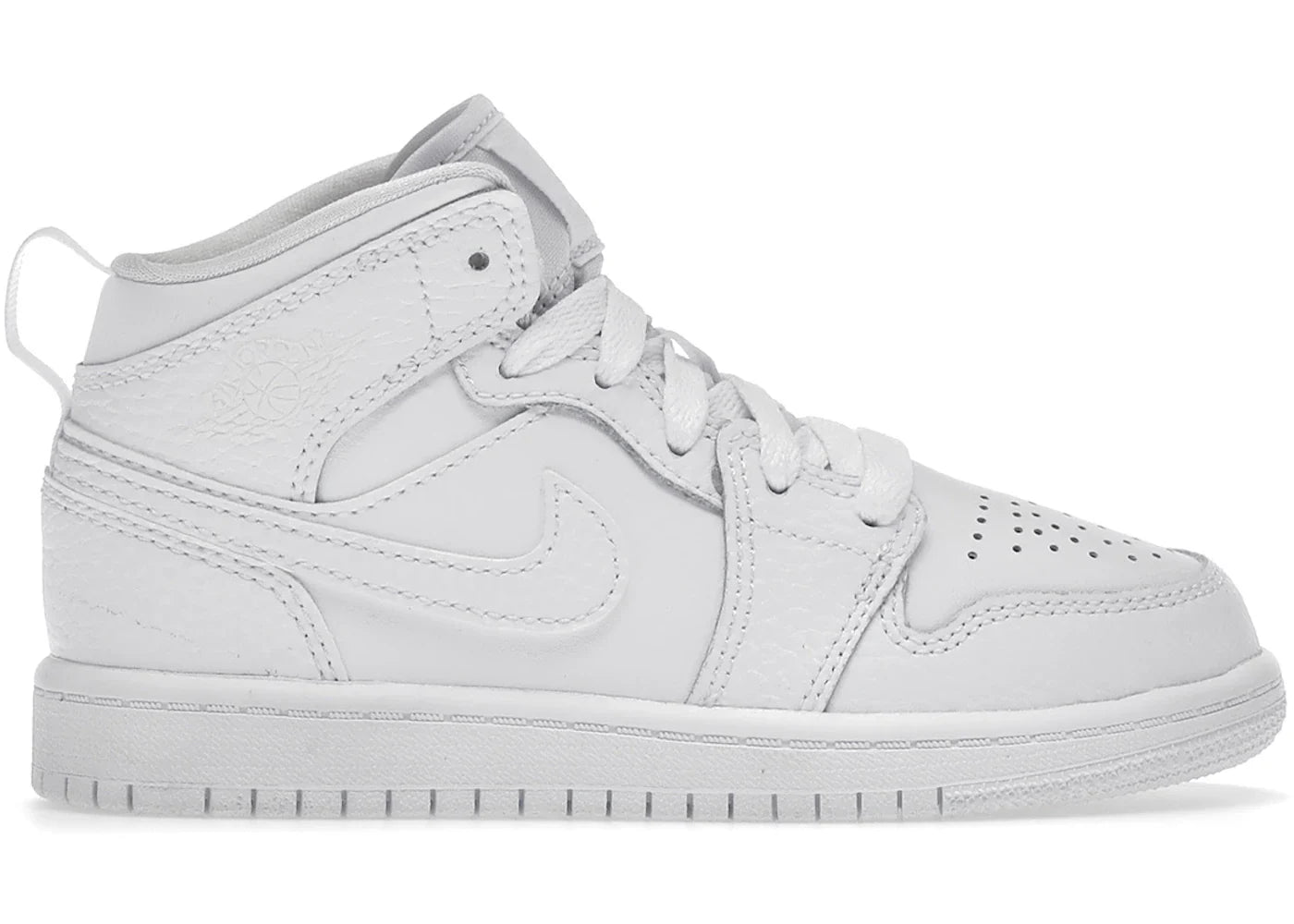 Jordan 1 Mid Triple White (2021) (PS)
