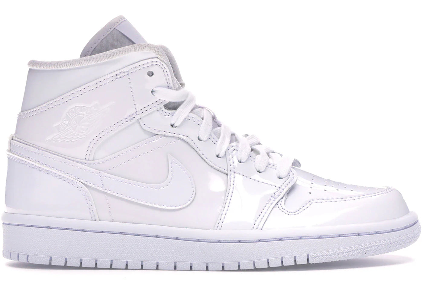 Jordan 1 Mid Triple White (Women's)
