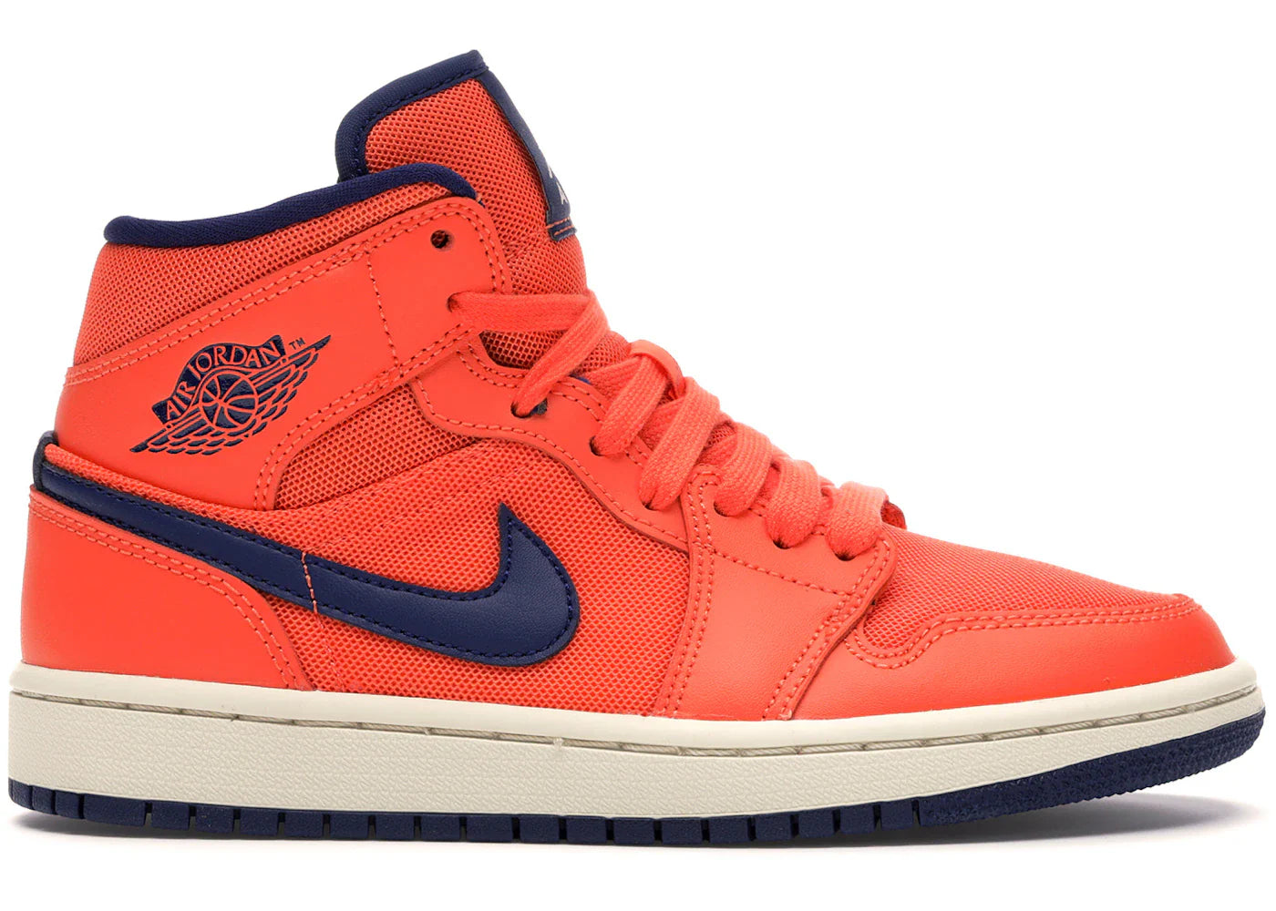 Jordan 1 Mid Turf Orange Blue Void (Women's)