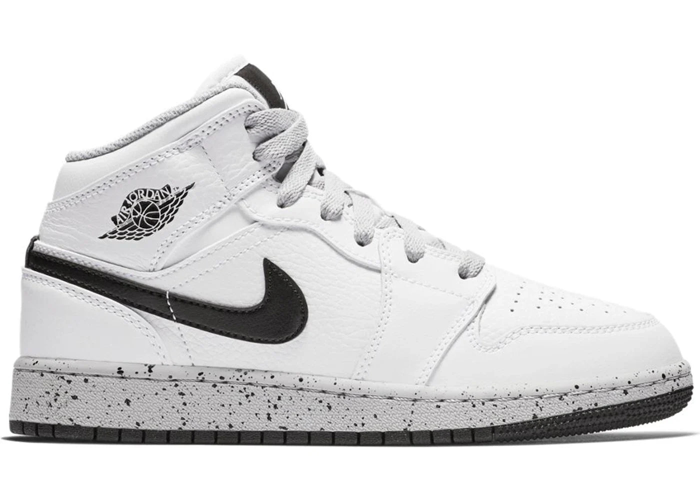 Jordan 1 Mid White Cement (GS)