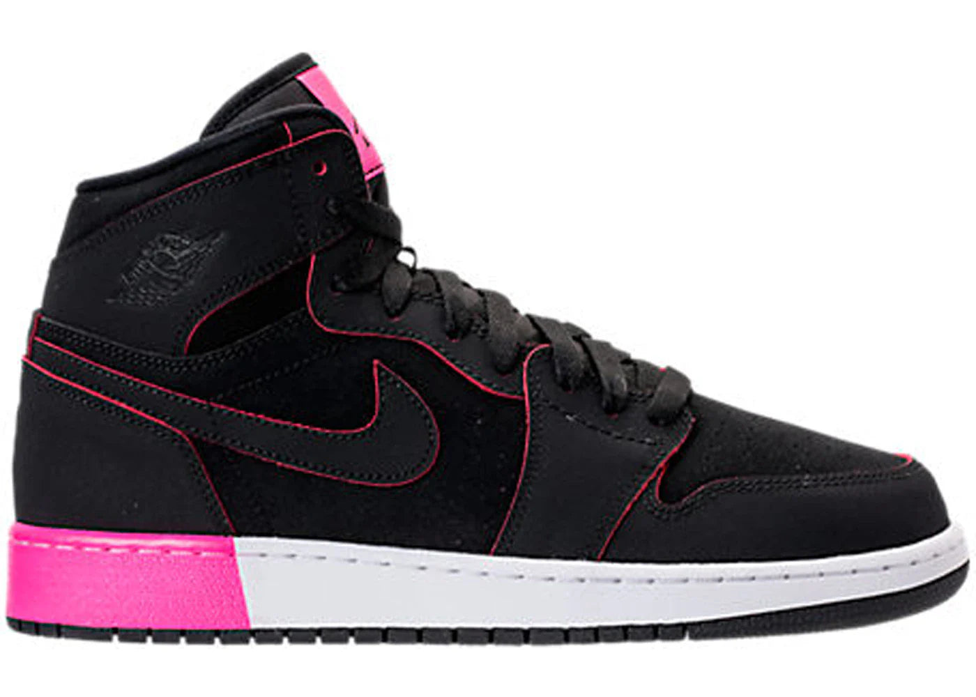 Jordan 1 Retro High Black Hyper Pink White (GS)