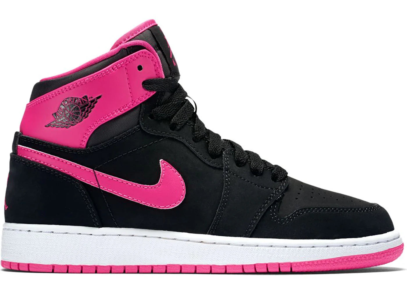 Jordan 1 Retro High Black Vivid Pink (GS)