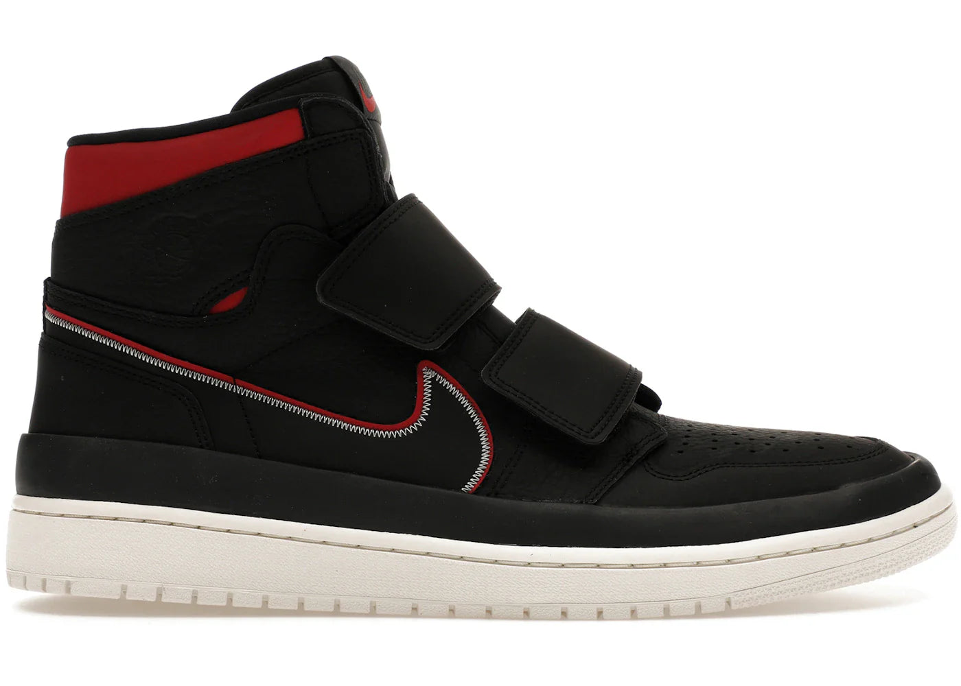 Jordan 1 Retro High Double Strap Black Gym Red
