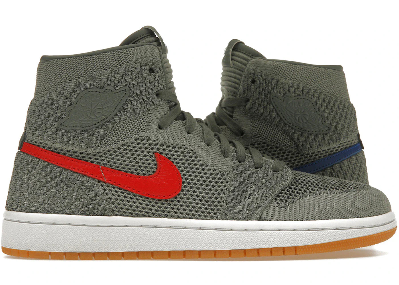 Jordan 1 Retro High Flyknit Clay Green (GS)