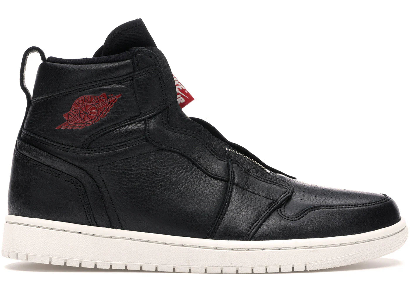 Jordan 1 Retro High Zip Black Gym Red Phantom (Women's)