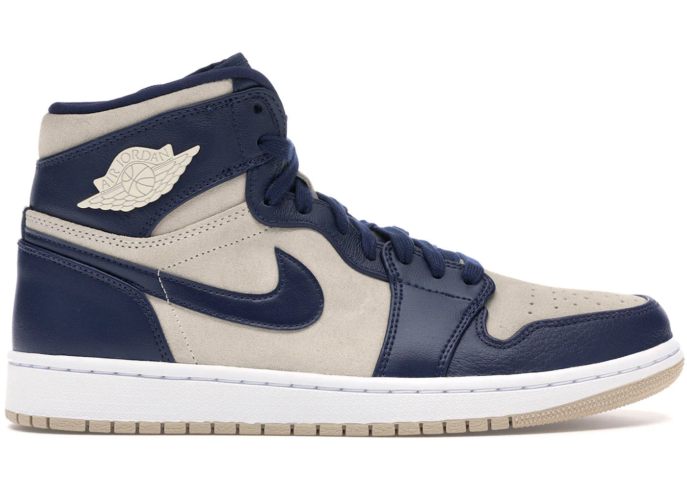 Jordan 1 Retro Premium Midnight Navy Light Cream (Women's)