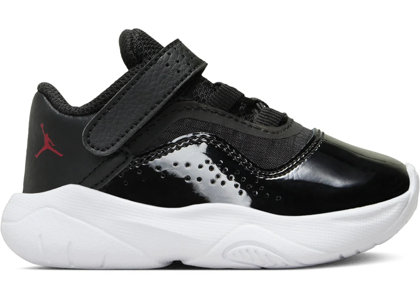 Jordan 11 CMFT Low Black White Varsity Red (TD)