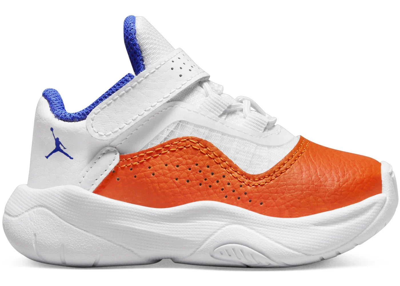 Jordan 11 CMFT Low White Safety Orange Hyper Royal (TD)