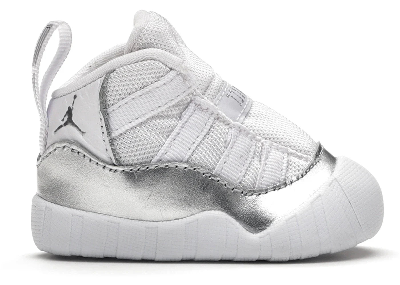 Jordan 11 Crib Bootie White Platinum (I)